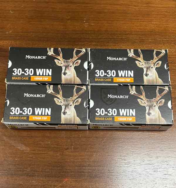 Monarch 30-30 Win 150 Gr FSP Ammo