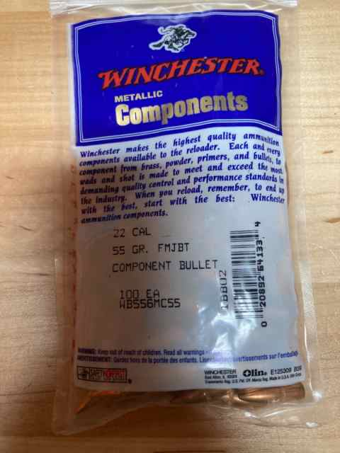 22 Cal Winchester Projectiles
