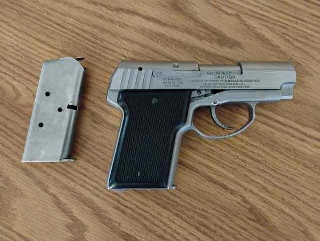 AMT Backup 45acp with 2 Magazines 