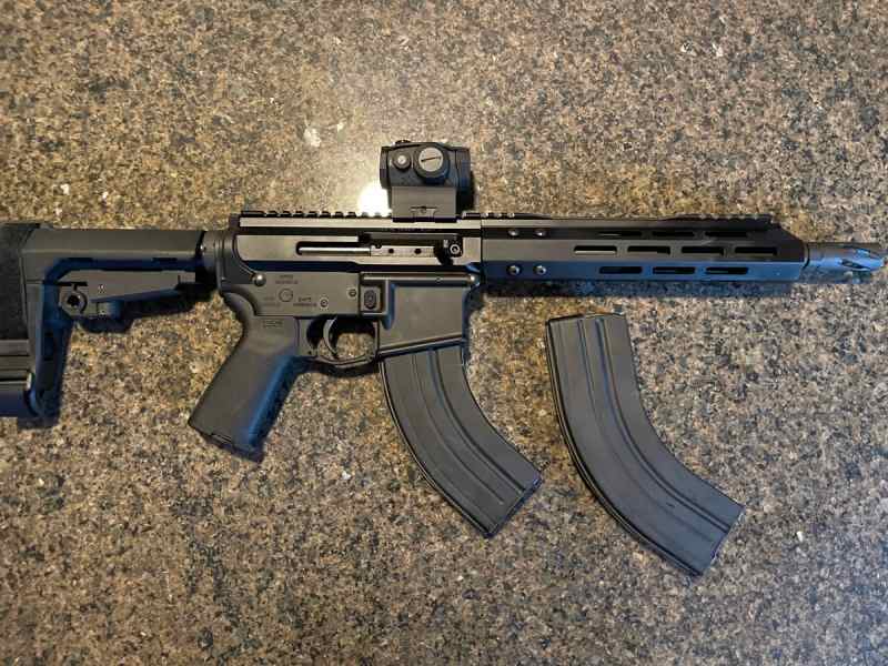  New 10.5&quot; 7.62x39 ar15 pistol for sale 