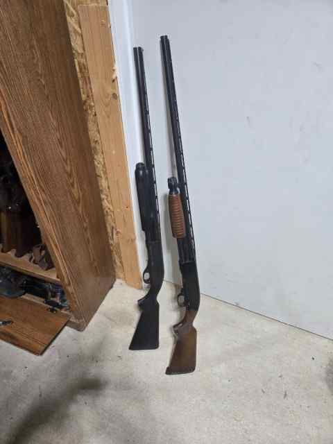 Remington 870 12 gauge and Winchester 20 Gauge 