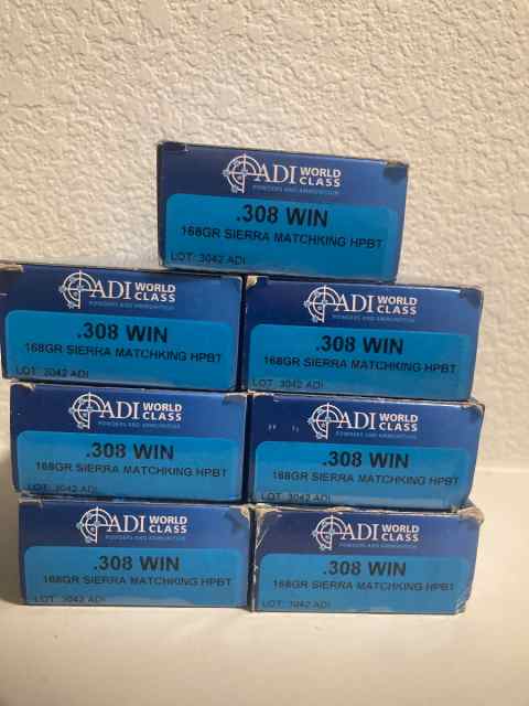 .308 match ammo, Buy 6 get 1 free