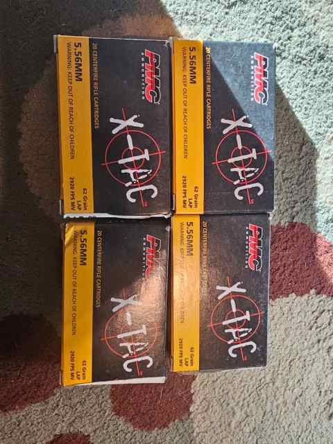 5.56mm ammo 80 rounds for sale