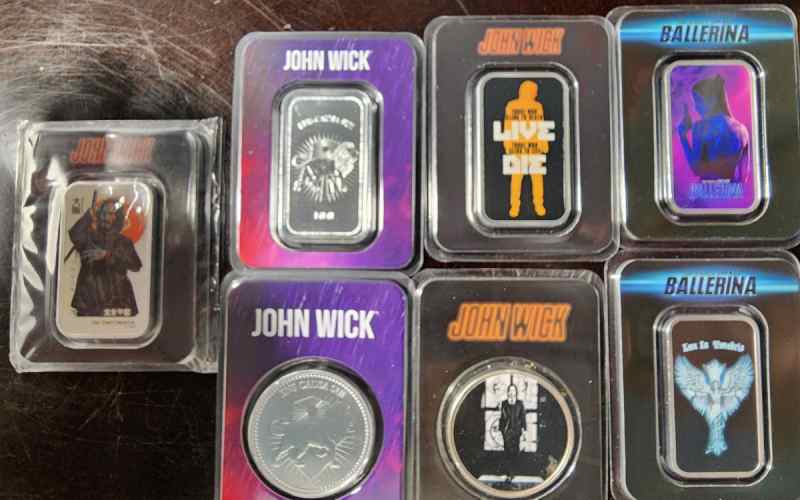 1oz John Wick/ Ballerina Silver Coins/Bars