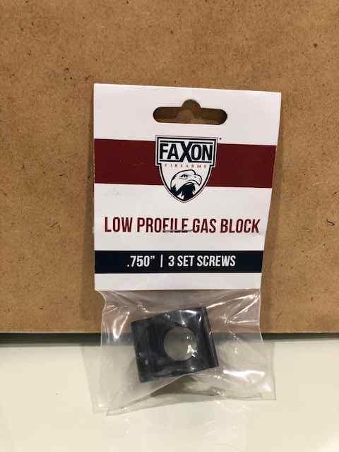 Faxon .750&quot; Low Pro Gas Block