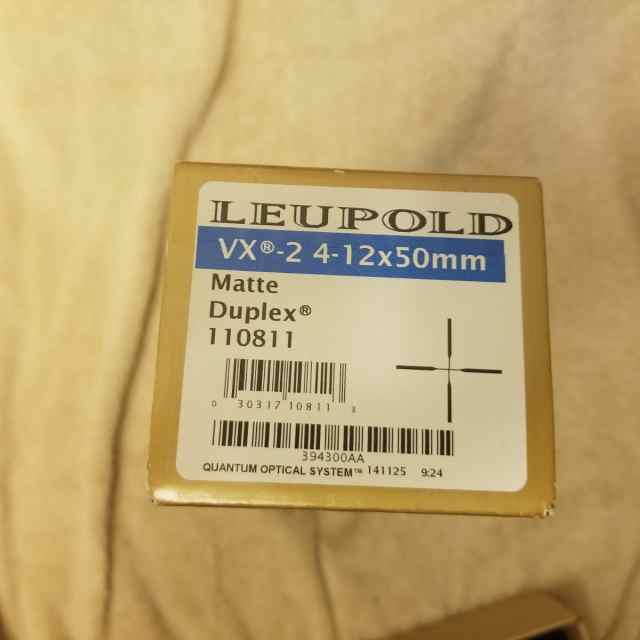 Leopold scope duplex vx2 4-12x50