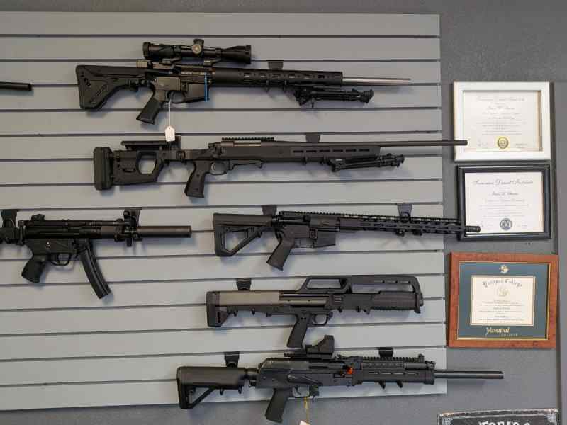 Wall of guns for sale