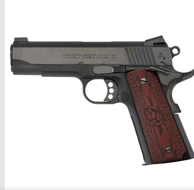 COLT LW COMMANDER 1911 45 ACP with extras 