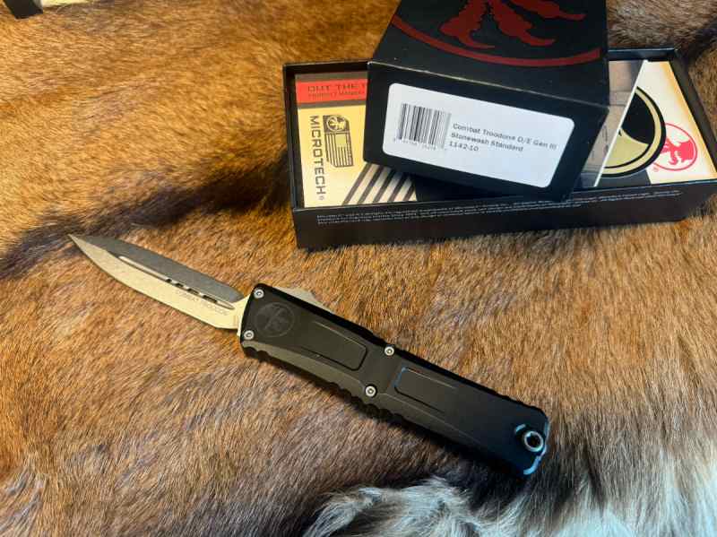 LNIB Microtech Combat Troodon OTF Automatic Knife 