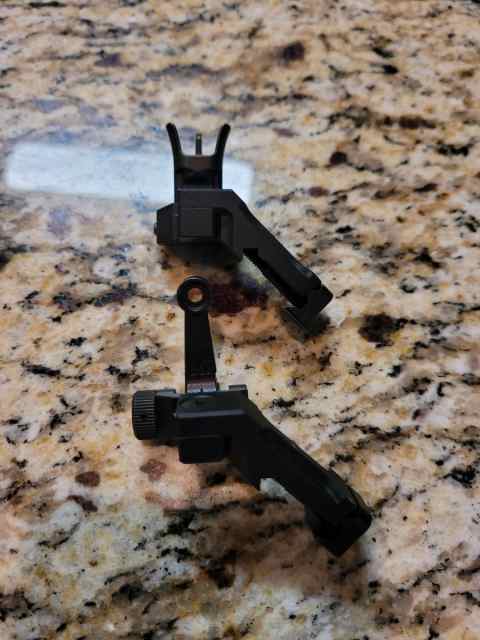 Midwest Industries 45 degre iron sights