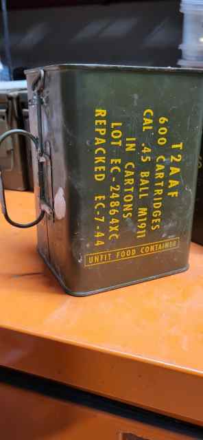 Cool old ammo in cans 