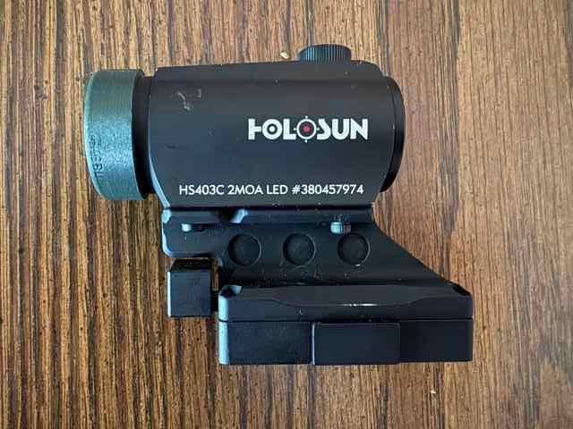 Holosun HS403C With side lok QD mount 