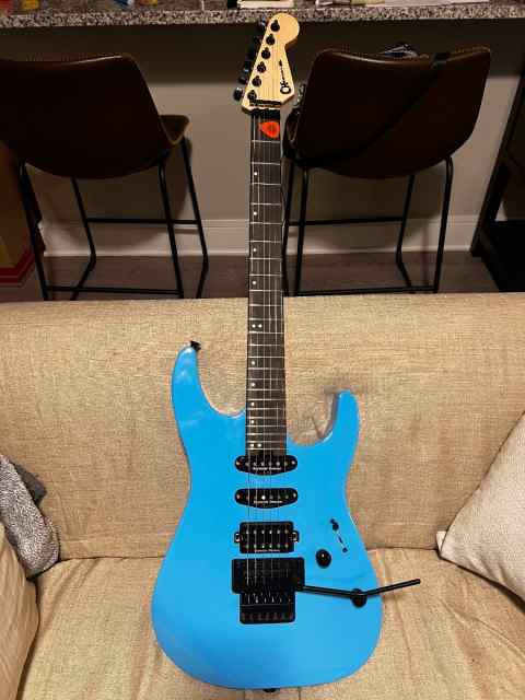 WTT LNIB Charvel DK24 HSS Floyd Rose Infinity Blue