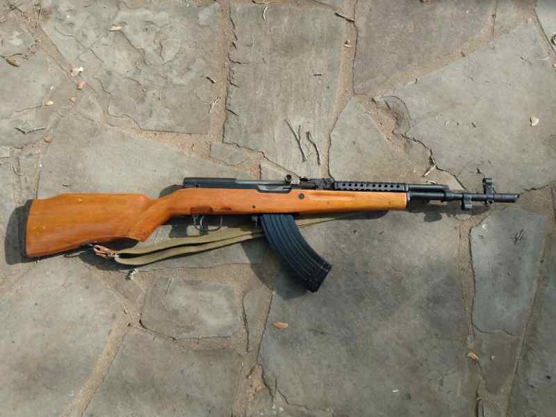 Norinco Sks-M takes AK-47 magazines 7.62x39