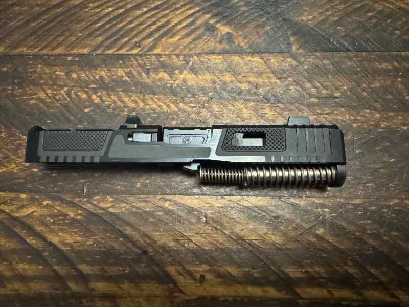 Custom Glock 45/19 gen 5 slide Acro optic cut 
