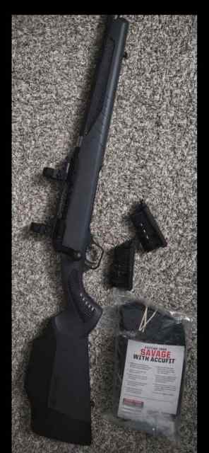 Savage 110 ultralight short action stock + 2 mags