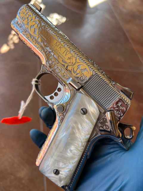 Colt 1911 Engraved &amp; Mirror Finish 🔥