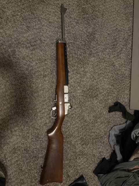 Ruger Mini 14 stainless and wood