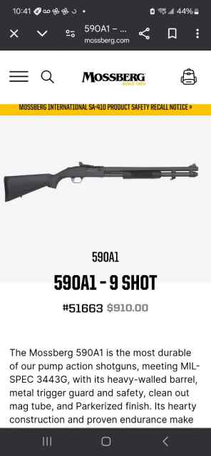 Mossberg 590 A1