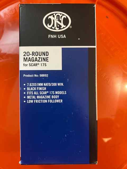 FN 20 round magazine for scar 17s