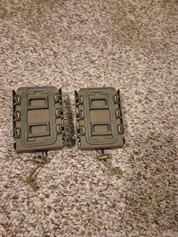 G-Code Scorpion Mag Carriers Tan/Green Shell