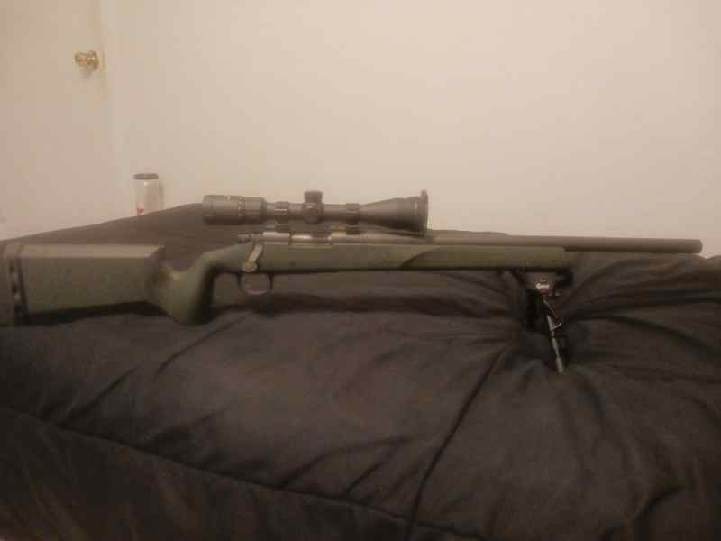 Remington 700 tactical .308 aluminum bedding block