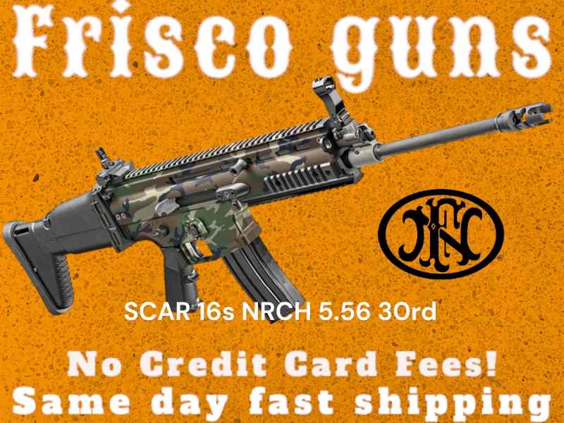 BRAND NEW!! FN SCAR 16S NRCH 30rd 5.56. Only 2800!