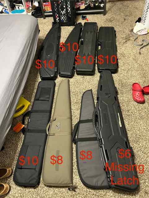 Rifle cases $6-$10 dollars