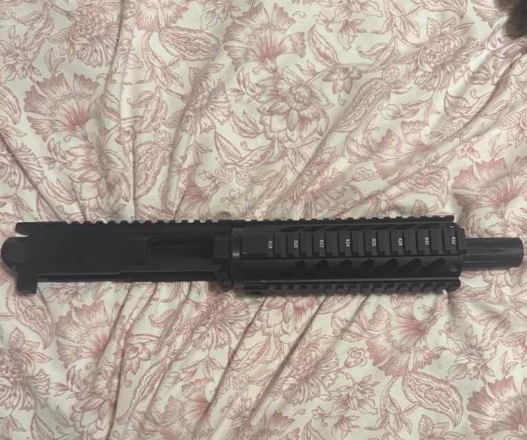 9mm AR Upper, No BCG No charging handle