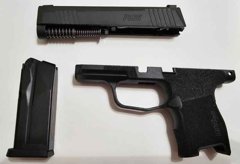 Sig Sauer P365 Slide,barrel, spring, grip &amp; mag