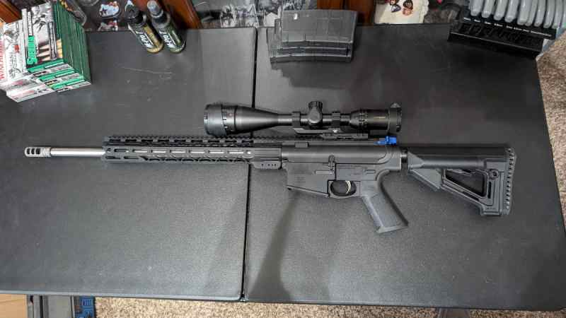 6.5 Creedmoor AR10 with Magazines and Ammo