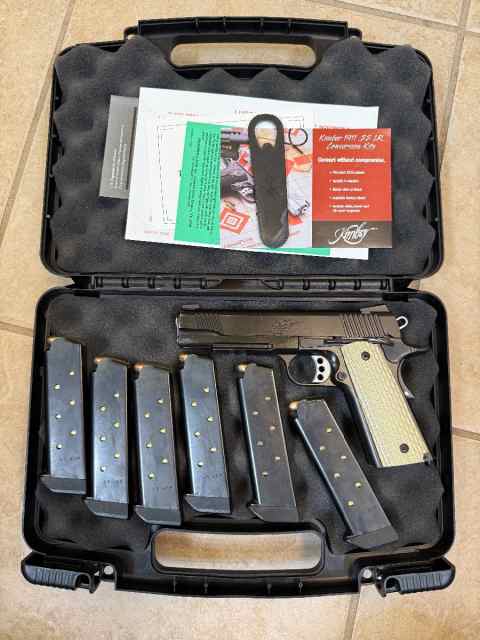 Kimber Warrior 45 5” 1911 6 mags n case