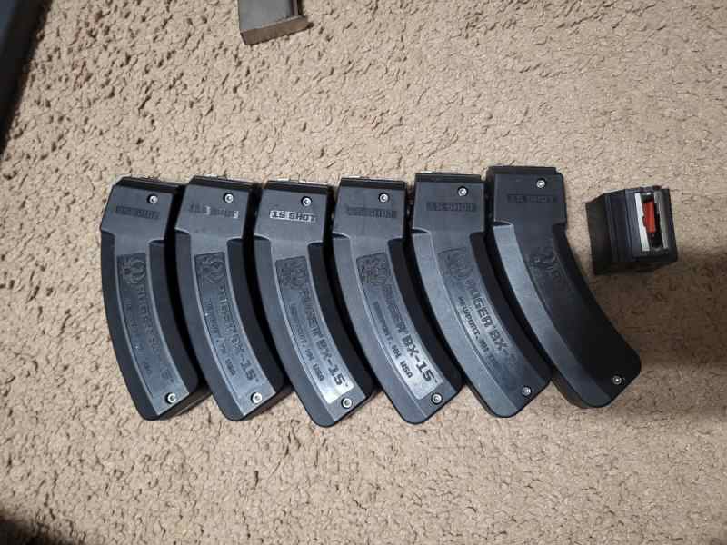 Assorted mags and holster