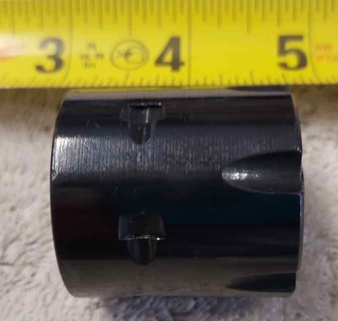 Revolver cylinder. Possibly 22 caliber.