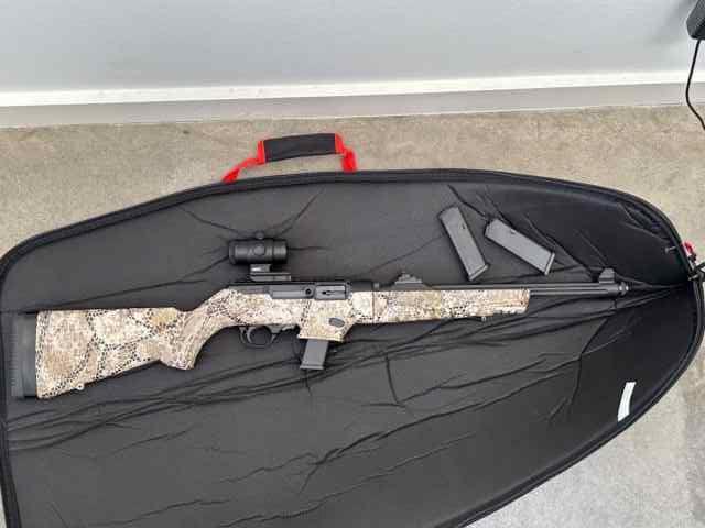 Ruger PCC Exclusive Badlands Camo w/ red dot