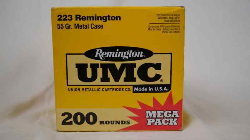 Remington .223 55gr FMJ - 200 Rounds