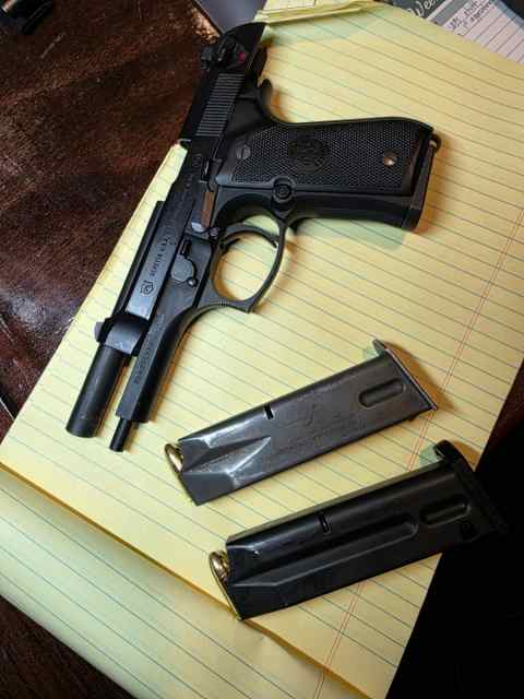 RARE Beretta  92FS "Police Special" w trijicon ns