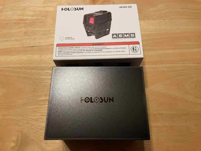 Holosun AEMS Green Dot Sight AEMS-221301