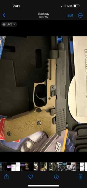 New Sig 220 combat .45 flat earth finish threaded 