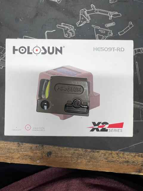 Holosun 509 X2 Titanium Red Multi-Reticle FDE