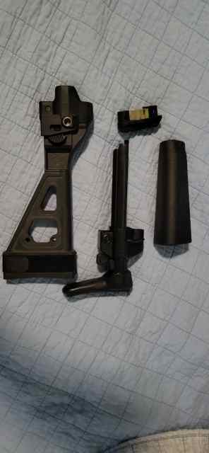 HK Mp5 SP5 A3 stock, folding stock, hand gaurd, MI