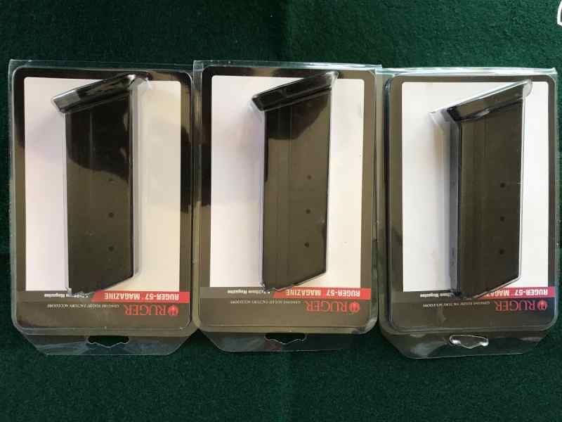 Ruger 57 factory mags, New